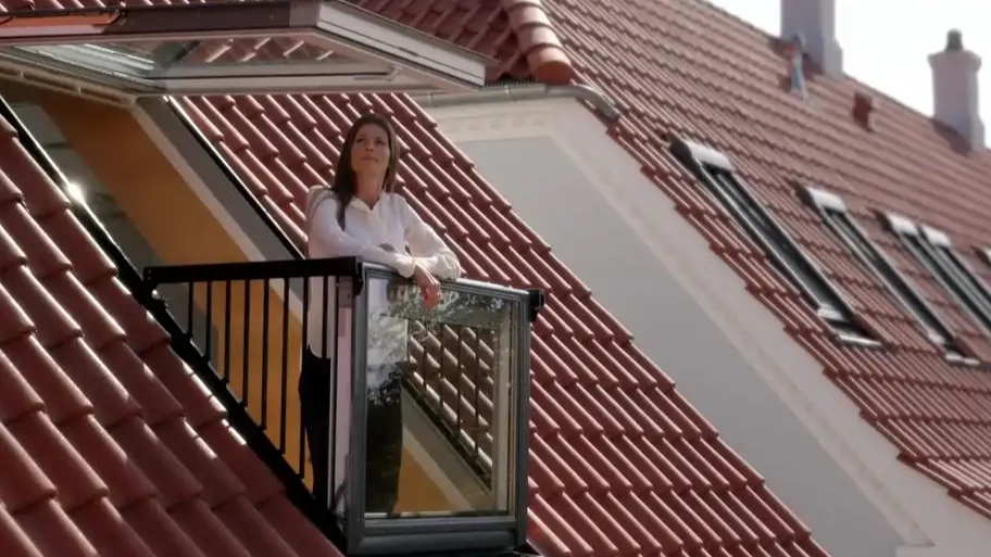 Nyt tag med Velux balkon Gentofte
