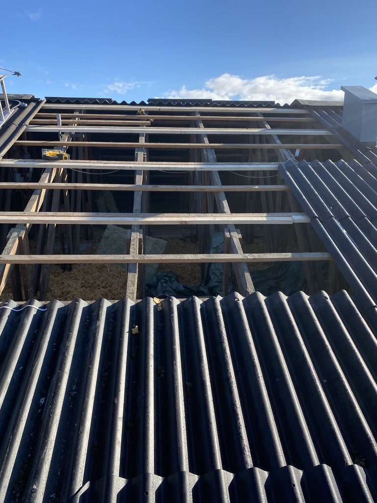 Reparation af  tag Gentofte