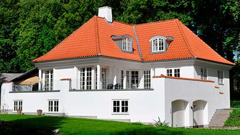 Randers tegl tagsten - nyt tag Gentofte