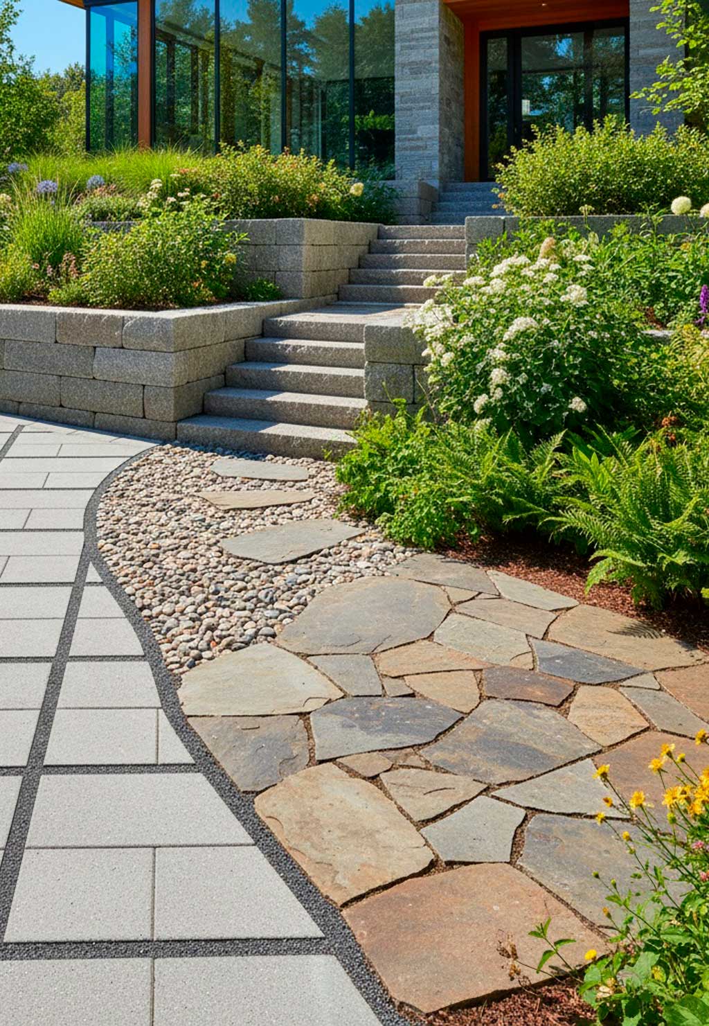 Brolæggerarbejde i Gentofte